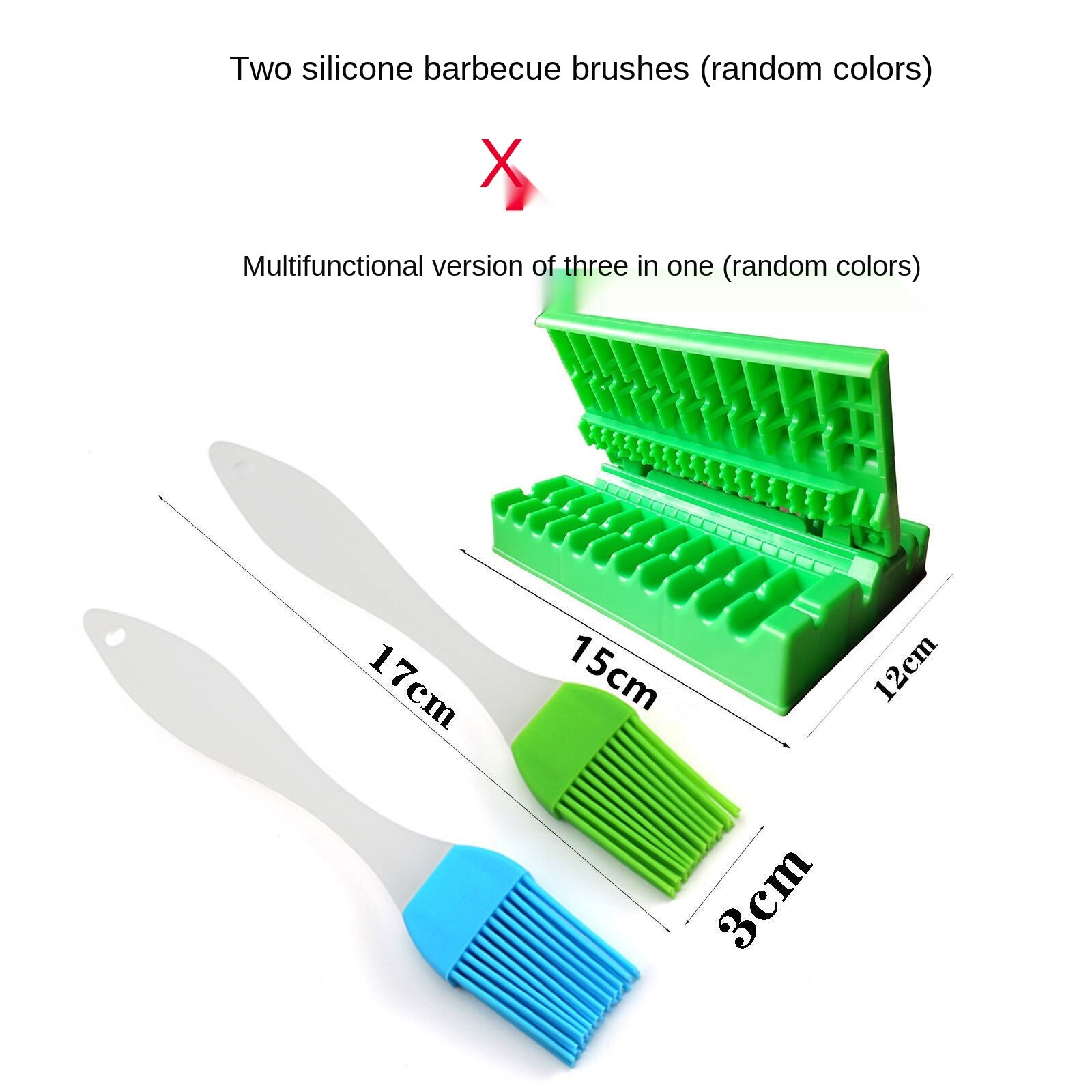 Shashlik – brochettes de viande de Barbecue multifonction, artefact de Kebab, appareil de cordage de viande, accessoires de fumeur: Brush