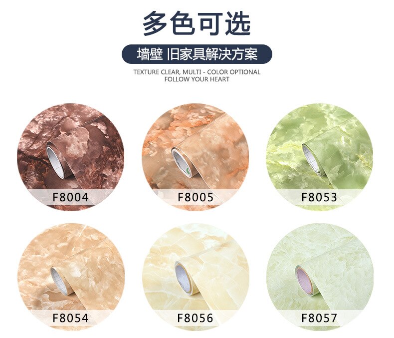 Moderne woonkamer meubels bureaublad waterdicht marmer behang vinyl zelfklevend contactpapier effen kleur woondecoratie