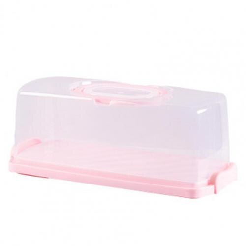 Cake Box Portable Waterproof Plastic Handheld Cake Package Container for Carrying: 6