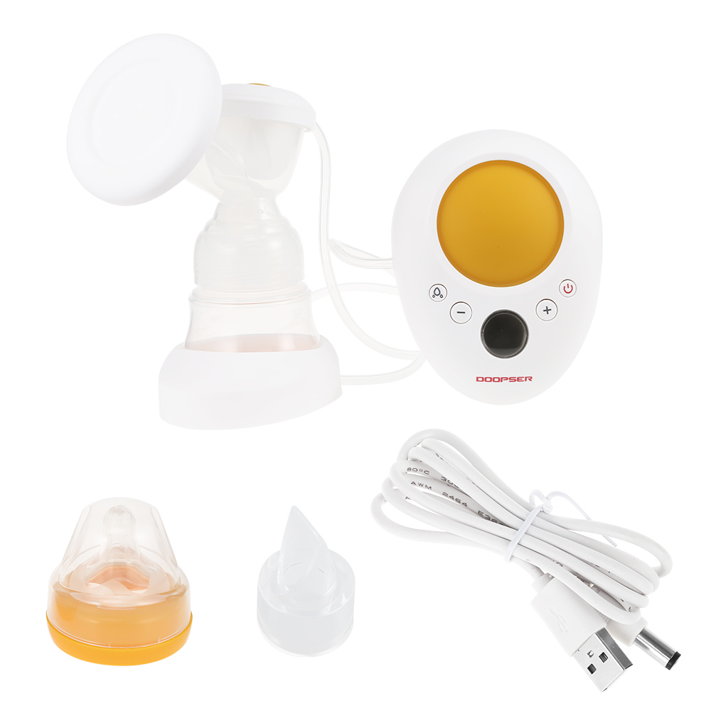 Doopser Intelligent Electric Breast Pump Dual Frequency Mode Breast Pumps Large Suction Breast Milk Pump Baby Feeding BPA Free