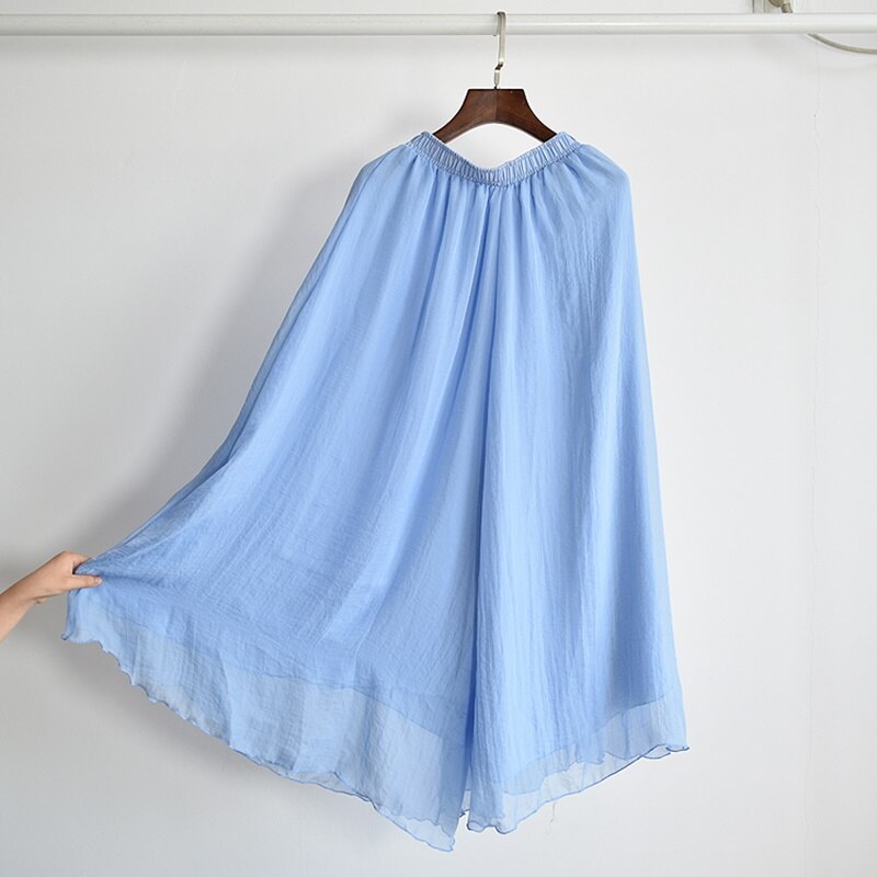 Chińskie spodnie 2020 szyfonowe spodnie szerokie nogawki damskie Online chiński sklep Thai Chi spodnie Kung Fu chińskie spodnie 10069: 9