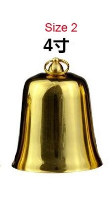 Gammel kejser kobber klokker buddhisme møbleringsartikler percussion vægur ur buddhist gylden sort klokke: Guld størrelse 2