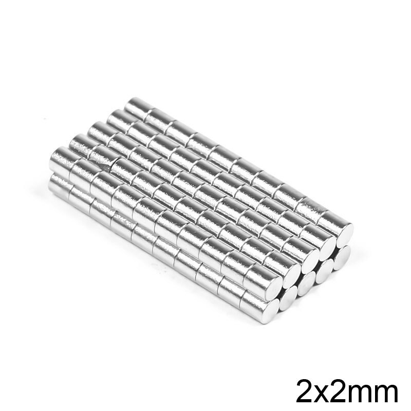 100 ~ 5000 stuks 2 x 2 mini kleine magneten rond 2mm*2mm neodymium magneetschijf 2 x 2mm permanente ndfeb supersterke krachtige magnetische 2*2