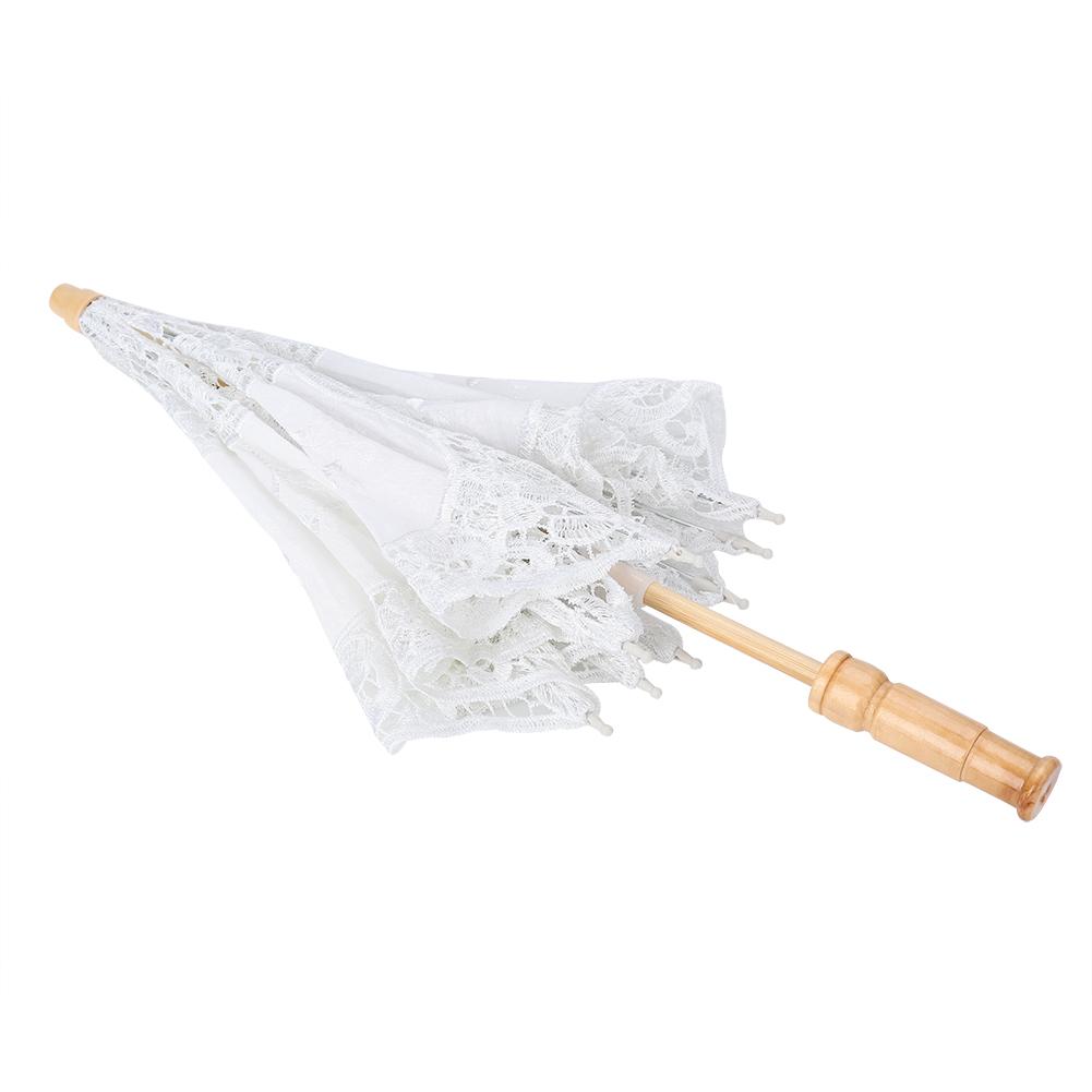Lace Parasol Umbrella Flower Embroidery Parasol Wedding Bride Photography Umbrella Handmade Bridal Wedding Umbrella