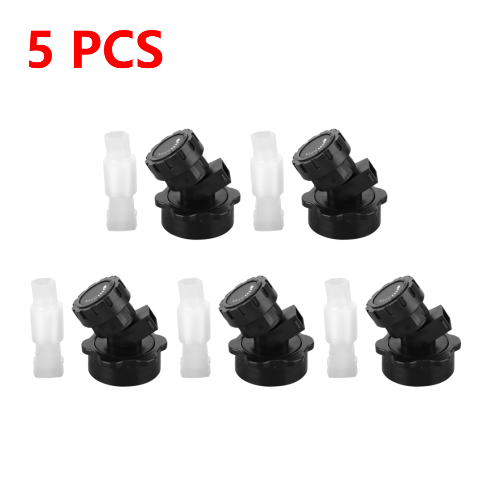 1-5 Stuks Draagbare Wateremmer Afdichting Deksel Met Kraan Camping Water Emmer Cover Water Opslag Container Deksel Voor Kamperen Wandelen: YELLOW