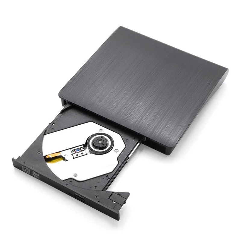 Zewnętrzny napęd Bluray Napęd optyczny USB 3.0 Nagrywarka Odtwarzacz Blu promień CD / DVD RW: czarny