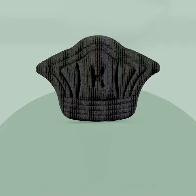 1 Paar Schuhpolster Anti-Verschleiß Fersen-Einlagen unisex Polsterkissen Fußpflege-Schutz Selbstklebende Aufkleber Schuheinlagen: schwarz
