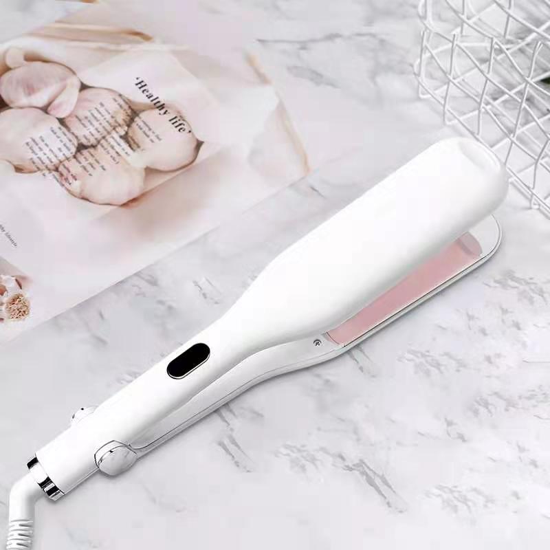 Plancha rizadora de cerámica para el cuidado del cabello, rollo de huevo, férula eléctrica de calentamiento rápido, herramienta de peinado para salón: Azul / US