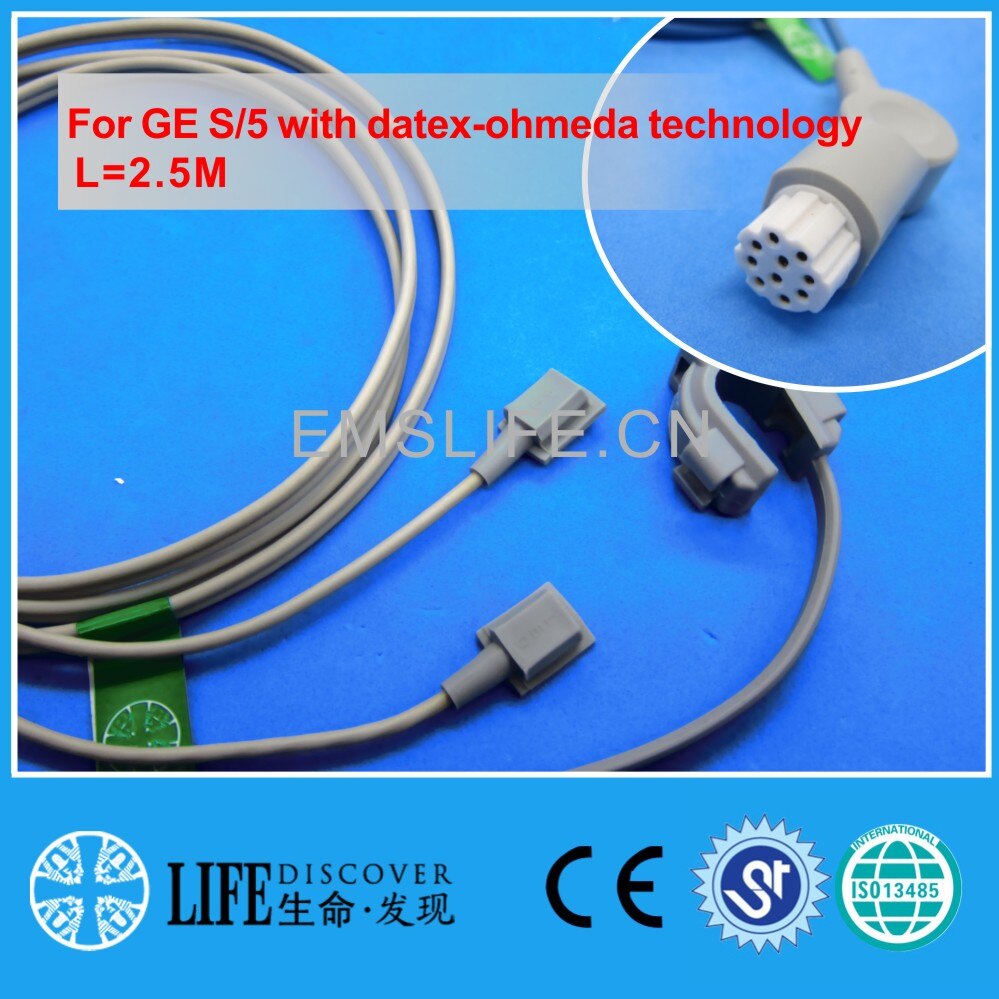 Long Calbe adult child neonate 6pin digital ECG sensor For infinium OMNI patient monitor: Y type  LA021