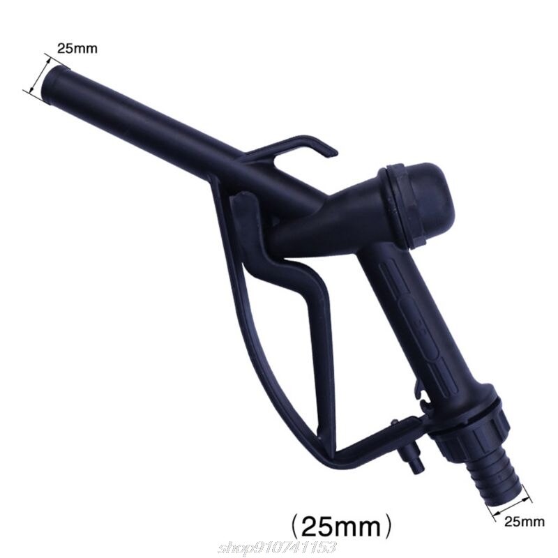 Plastic Manual Heavy Duty Fuel Nozzle 25mm/20mm Straight Spout Gasoline Dispenser Transfer Pump D18 20: A