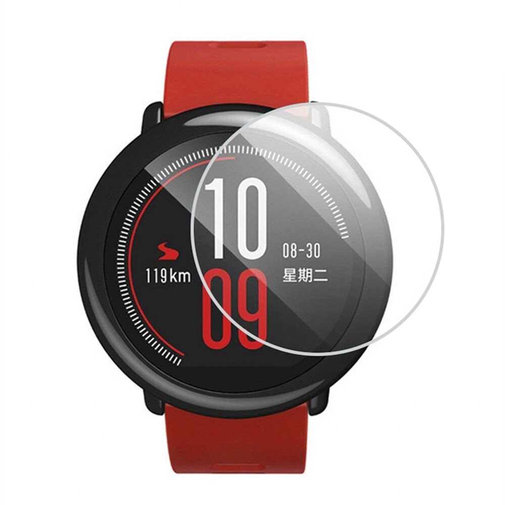 2.5d curvado vidro temperado hd protetores de tela protetores de filmes protetores guarda para huami amazfit ritmo stratos verge lite