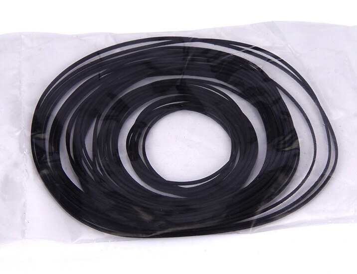 Ceinture mixte carrée et plate pour enregistreur de vidéos, lecteur optique DVD, baladeur, répéteur: 40-130-0.7mm 30pcs