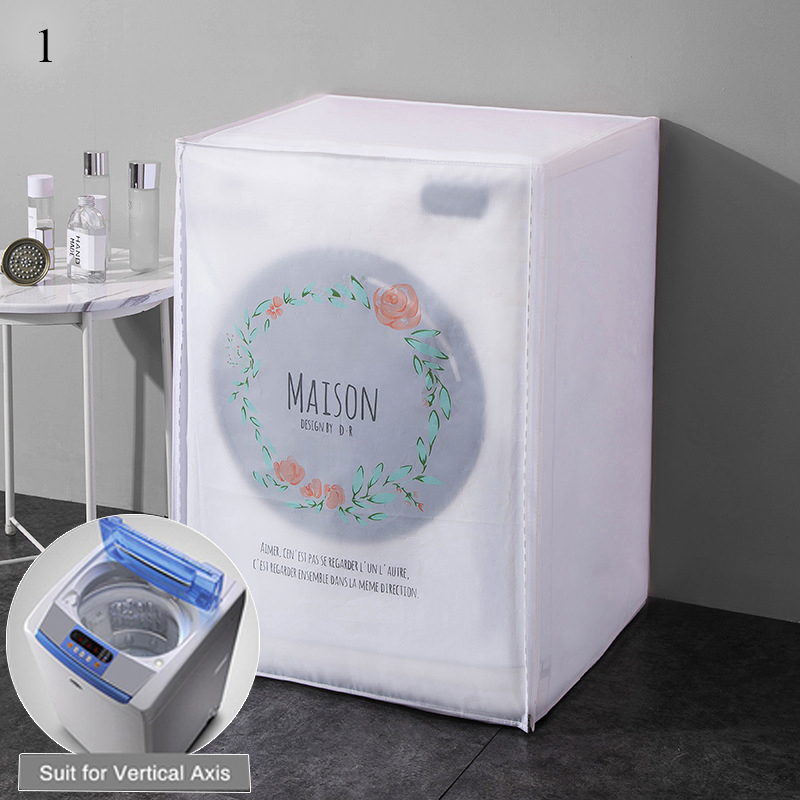 Top Loading Front Loading Washing Machine Cover Waterproof For Drum Washing Machine Case Dust Cover For Pulsator Washing: garland 1