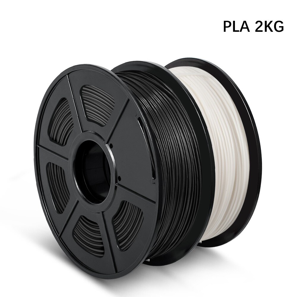 PLA PETG Filament 3D Printing 1.75mm 1KG/2.2lb For Ender 3D Printer Free Fast Support Bulk Order: PLA-WT-BK-2KG