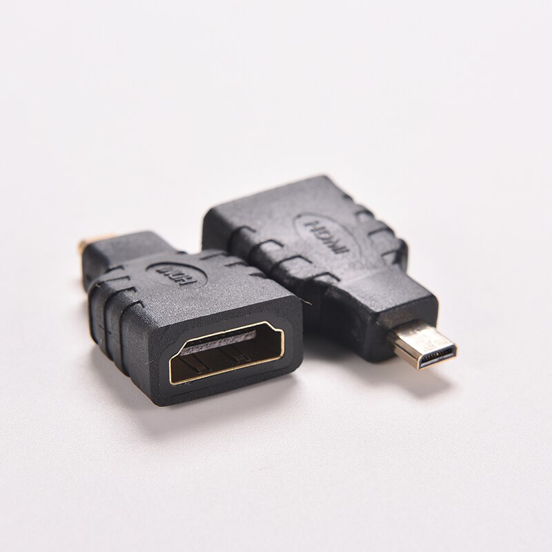 Micro Hdmi (Type D) Male Naar Hdmi (Type A) Female Adapter Connector Voor Hdtv