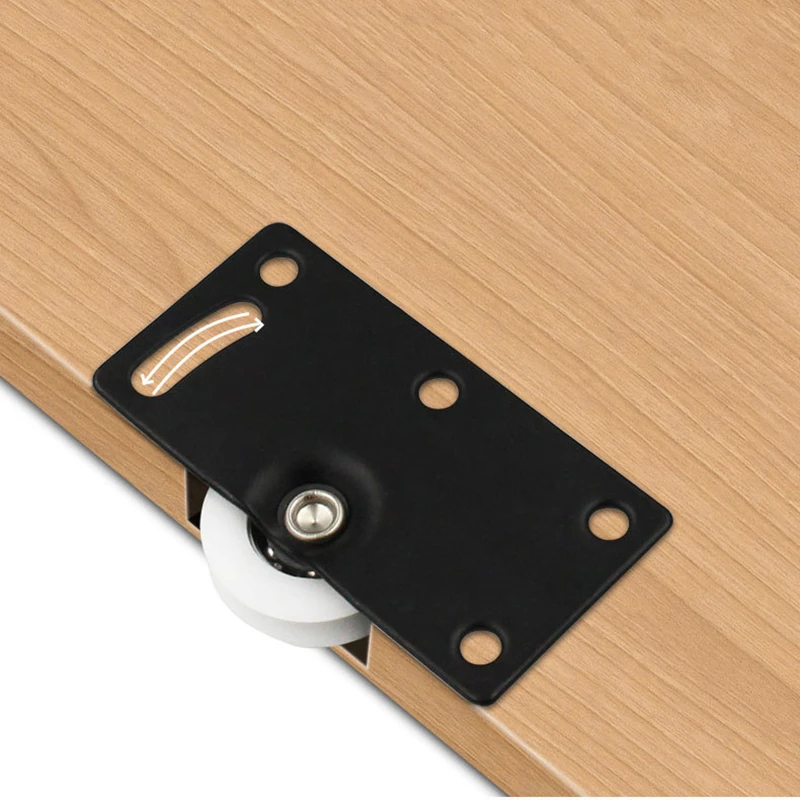 1/2set Door Rollers Stainless Steel Sliding Door Wheel Cabinet Nylon Pulley Hanging Wheel For Wardrobe Furniture Hardware