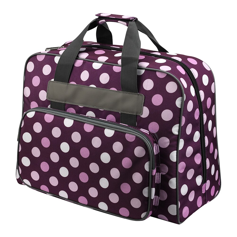 Portable Dots Print Sewing Machine Bags Woolen Yarn Crochet Kit Storage Bag Multi-functional Sewing Machine Sack