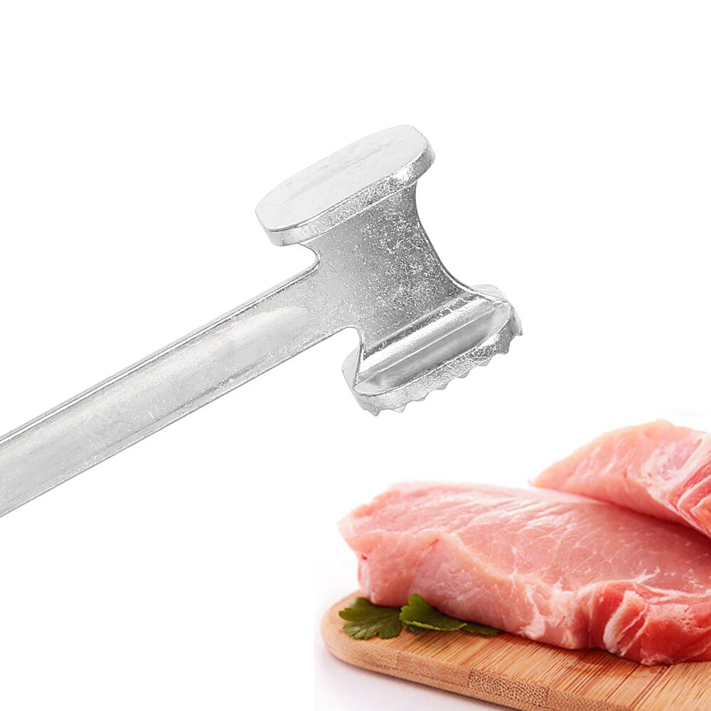Klop Dubbelzijdige Hamer Steak Tenderizer Koken Gereedschap Vleesvermalsers Aluminiumlegering Vlees Ponders Dubbelzijdig
