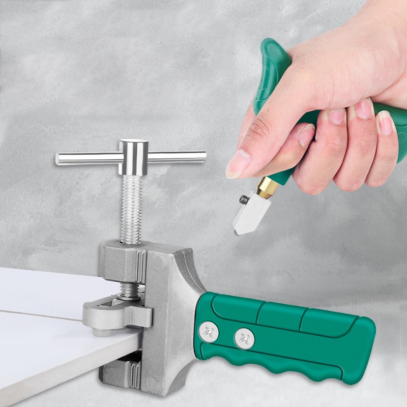 Portable Tile Glass Cutter Set High-strength Diamond Cutting Head Multi-functional Handheld Glass Opener Home Construction Tools