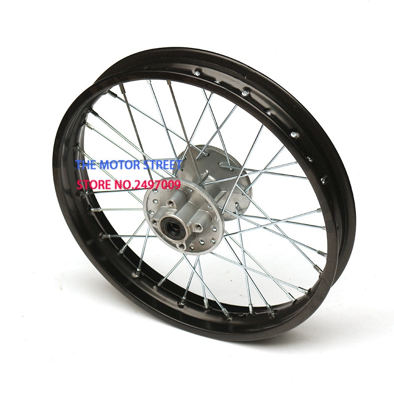 Dirt Pit Bike-fer arrière en acier 1.85-16 pouces | Jantes noires, or, rouge, bleu vert pour KLX Apollo, bonne