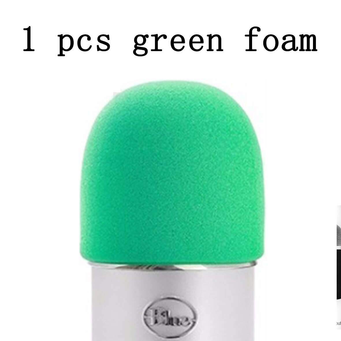 Pare-brise de Microphone de mousse antipoussière de protecteur de gel de silice pour le Yeti bleu, couverture d'éponge de filtre de bruit de microphones de condensateur de Yeti Pro