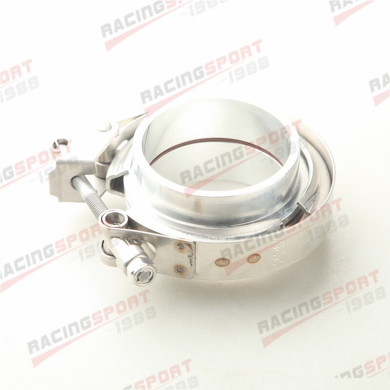 Stainless Steel V-Band Quick Release Clamp & 2.75" inch Aluminum Flange Assembly