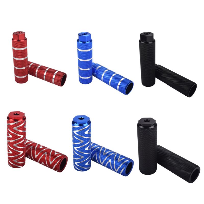 1 paar mountainbike fiets as pedaal legering voet stunt pegs cilinder zwart mtb fiets pedaal antislip voor achter as voet pick
