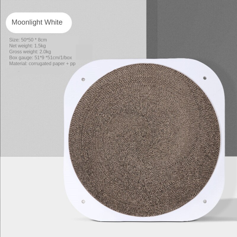 Wear-resistant Cat Scratching Post, Cat Climbing Frame, Handcrafted with Durable Sisal Material, Cat Scratchers for Indoor Cats: White