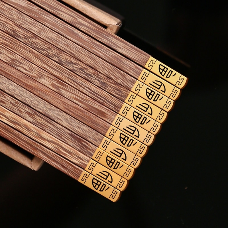 10 Paren/partij Houten Eetstokjes Zonder Lak Wax Huishouden Gezondheid Servies Sushi Chinese Chopstick Thuis Restaurant Benodigdheden