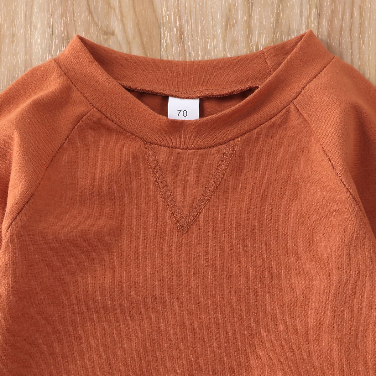 Crianças da criança do bebê menino roupas define sólido camisa superior listrado calças compridas 2 pçs conjunto roupa 0-24months