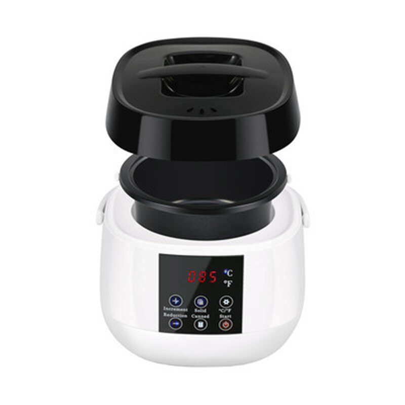 Chauffe-cire intelligent avec écran LCD, 500ml, appareil de spa pour éliminer les poils des pieds, des mains et du corps, chauffage rapide à la paraffine