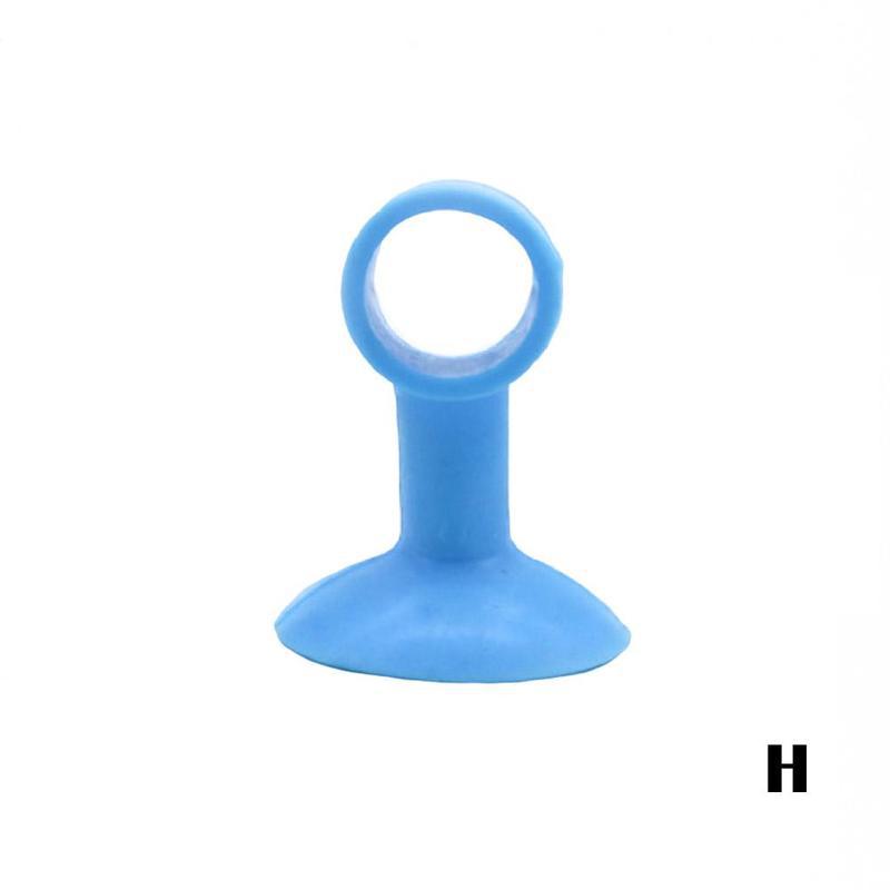 Silencieux de porte en Silicone multifonction | Bouton de porte, tampon de poignée sans poinçon, arrêt de porte, couteau anti-Collision, Sili R7I5 1 pièce: H