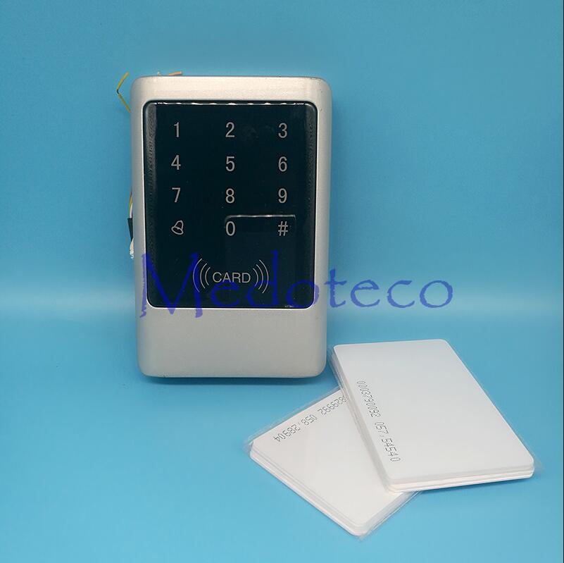 IP65 Waterproof Metal Rfid Access Controller 125Khz EM Card Access Control Outdoor Touch keypad Access Control System: Thin Card