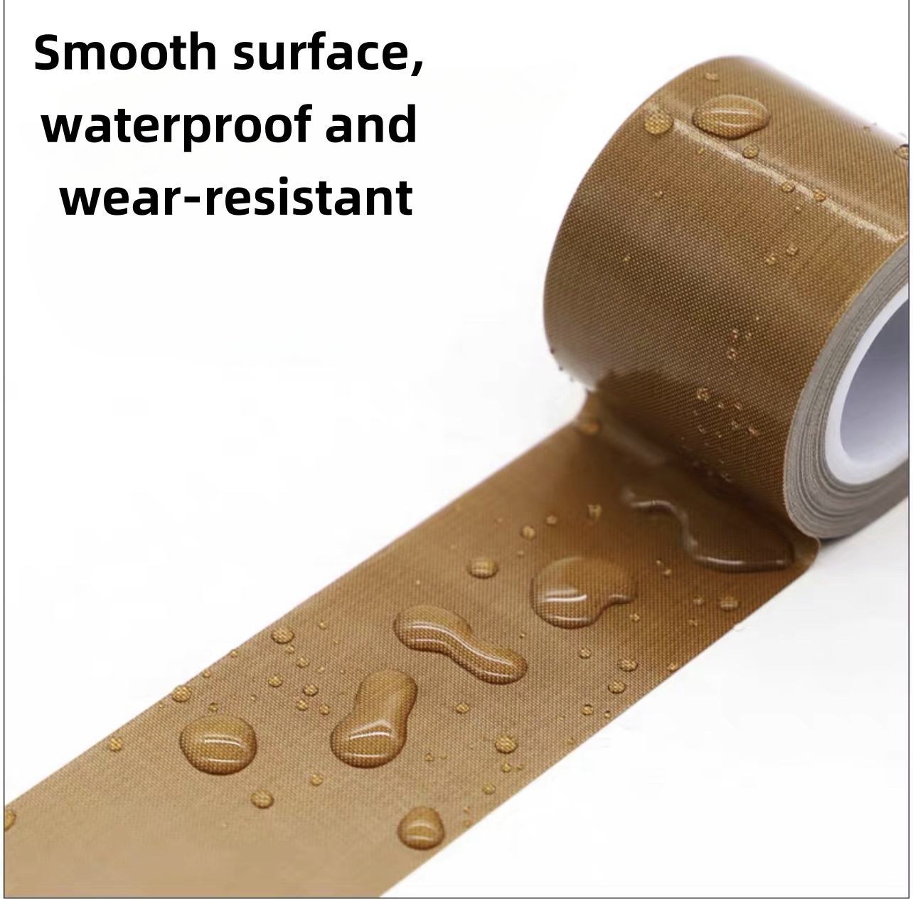 PTFE Tape Adhesive Cloth Insulated High Temperature Resistant Sealing PTFE Tapes Width 5~50mm Thickness 0.18mm 0.13mm