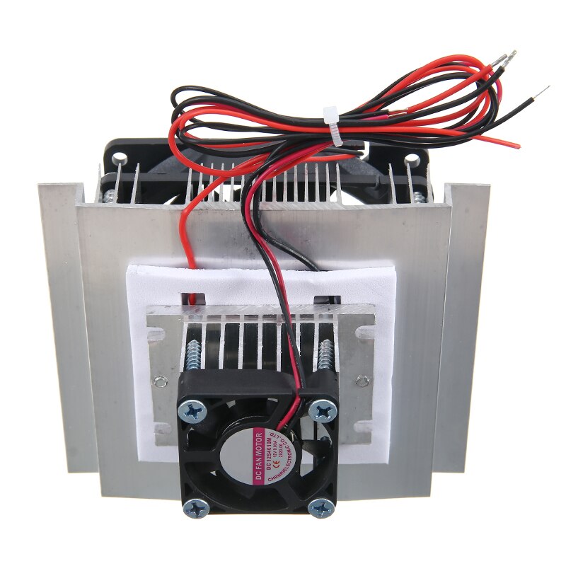DIY Kit Thermoelectric Peltier Cooler Refrigeration Cooling System Heat Sink Conduction Module and Fan