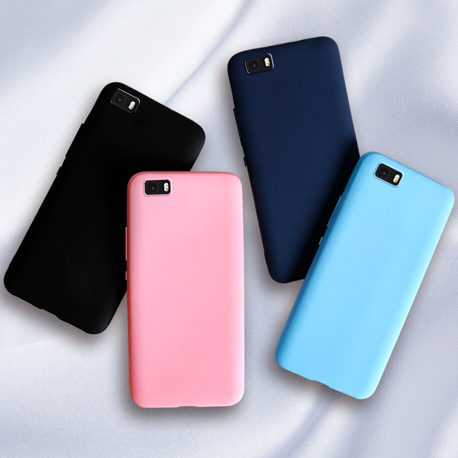 For Huawei P8 Lite Case Cover Huawei P8 Lite P8Lite Matte Covers Fundas Silicone Case For Huawei P8 Lite ALE-L21 5.0&quot; Coque