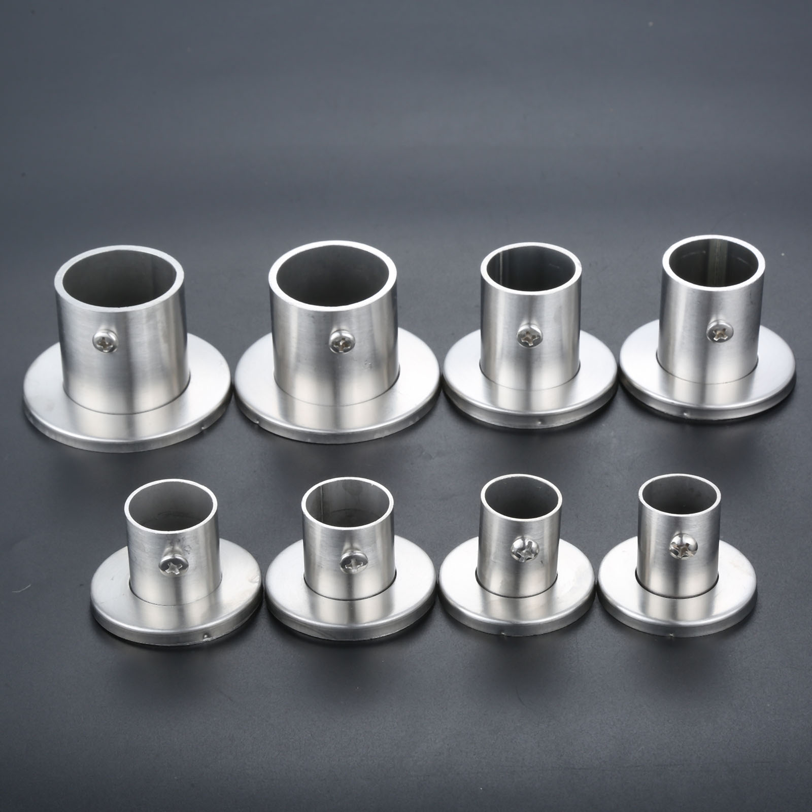 2 st balkong garderob garderob stångflänsfäste rälsstöd hängare klädstång säte hängare rör rörhållare 19mm/22mm/25mm/32mm