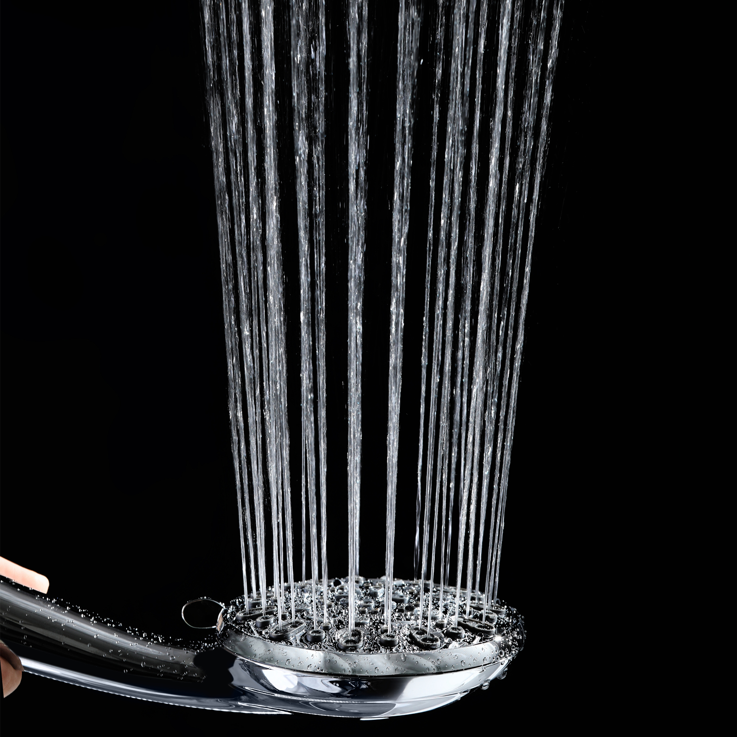 7 Function High Pressure Rain Shower Sprayer Set ABS Hand Held Shower Head Chrome Plated/Brushed Nickel Bathroom Shower Set