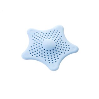 ERMAKOVA Silikon Waschbecken Abfluss Filter Ablassen Sieb Gummi Sieb Badewanne Haar Fänger Fallensteller für Schlecht Küche Wc: Blau