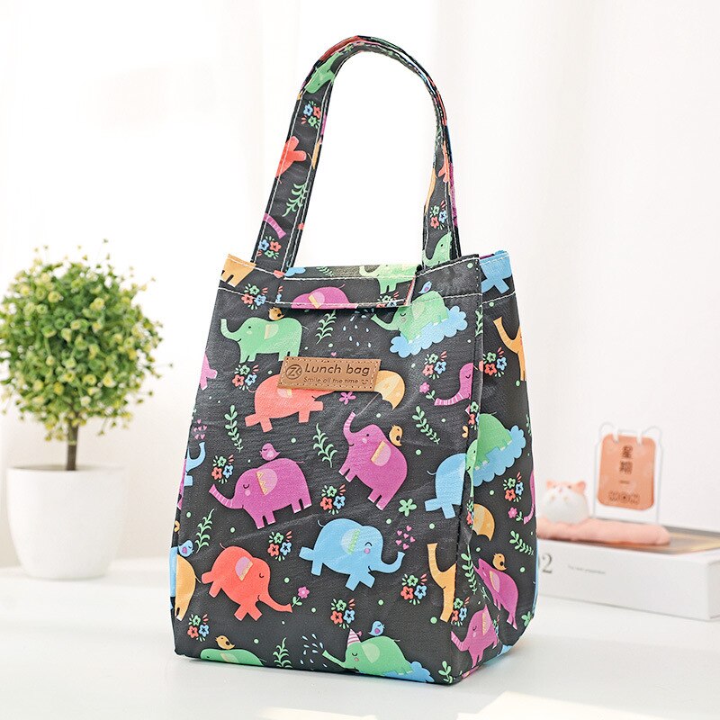 neue stil funktionale modus kühler Mittagessen Kasten tragbare isolierte leinwand mittagessen tasche heißer lebensmittel picknick tasche