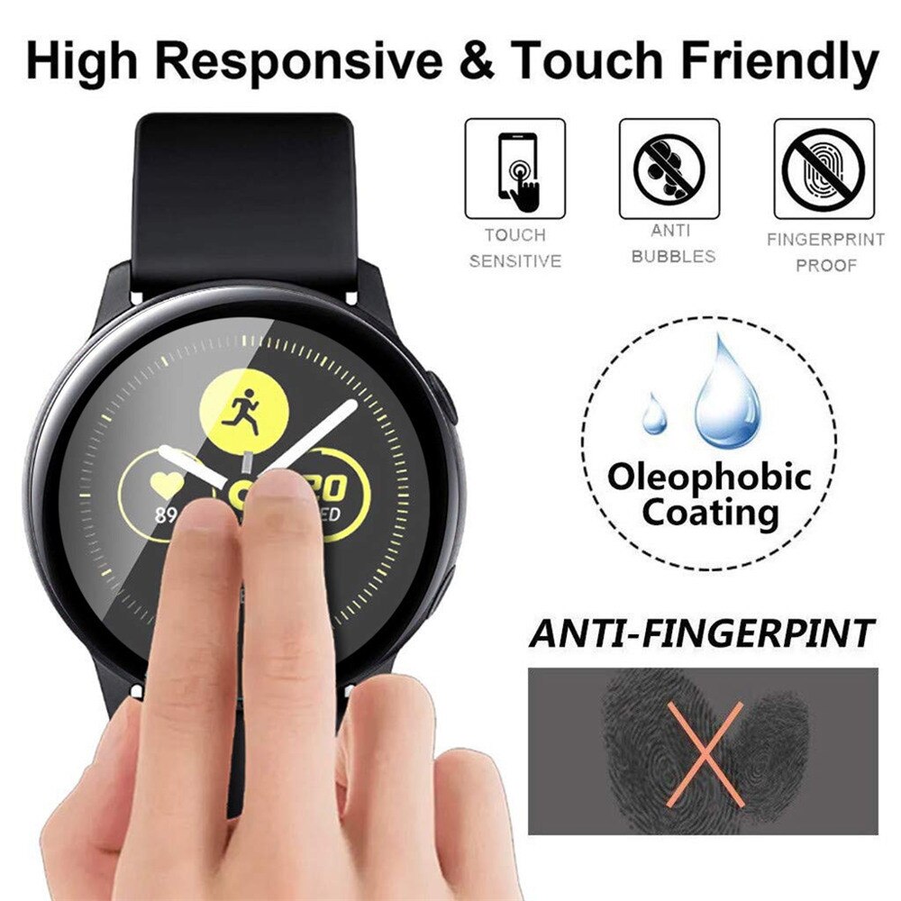 Screen Protector Voor Samsung Galaxy Horloge Actieve 2 44Mm Hd Explosieveilige Membraan Voor Samsung Galaxy Actieve 40mm Accessoires