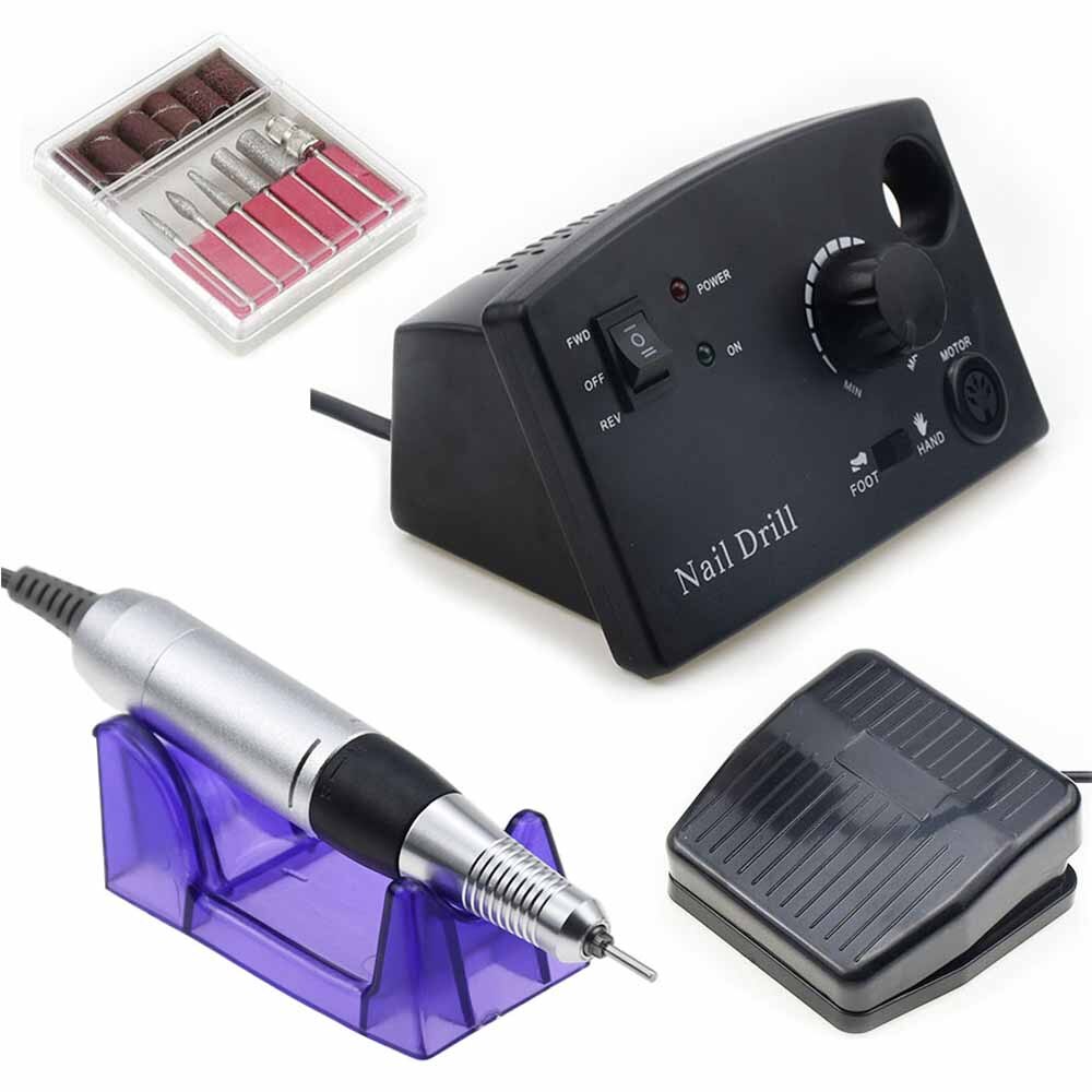 Aspirador de pó elétrico profissional, 140w, produto com função de 80w, uv, led, 60w, broca, pedicure, equipamento para limpeza de unhas: 402-black