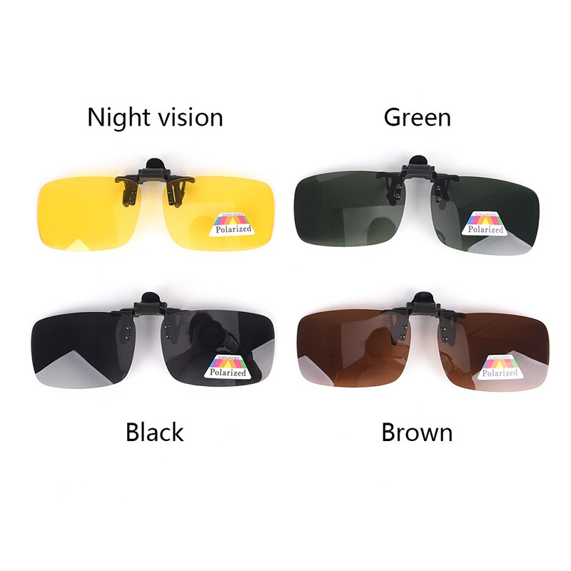 1Pcs Zonnebril Gepolariseerde Clip Voor Bijziendheid Korte Zicht Mannen En Vrouwen Rijden