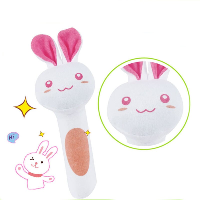 Zabawki dla niemowląt dziecko mobilne pluszowe pluszowe pluszowe paski królik grzechotki Infan dzwonki robić łóżeczka dla niemowląt zabawki 13-24 miesięcy prezent