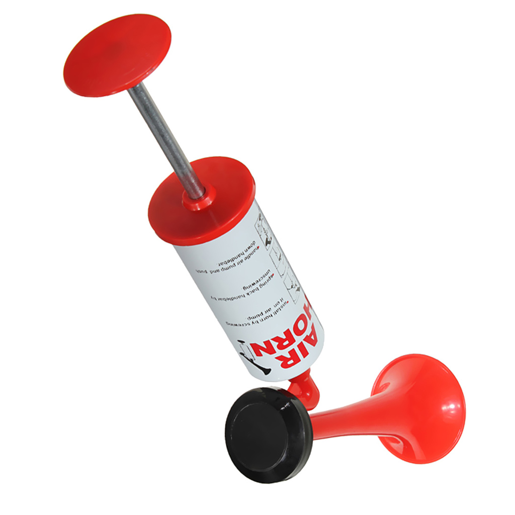Handheld Blik Luchthoorn Pomp Trompet Loud Noise Maker Voor Sport Varen Waarschuwing Security Emergency