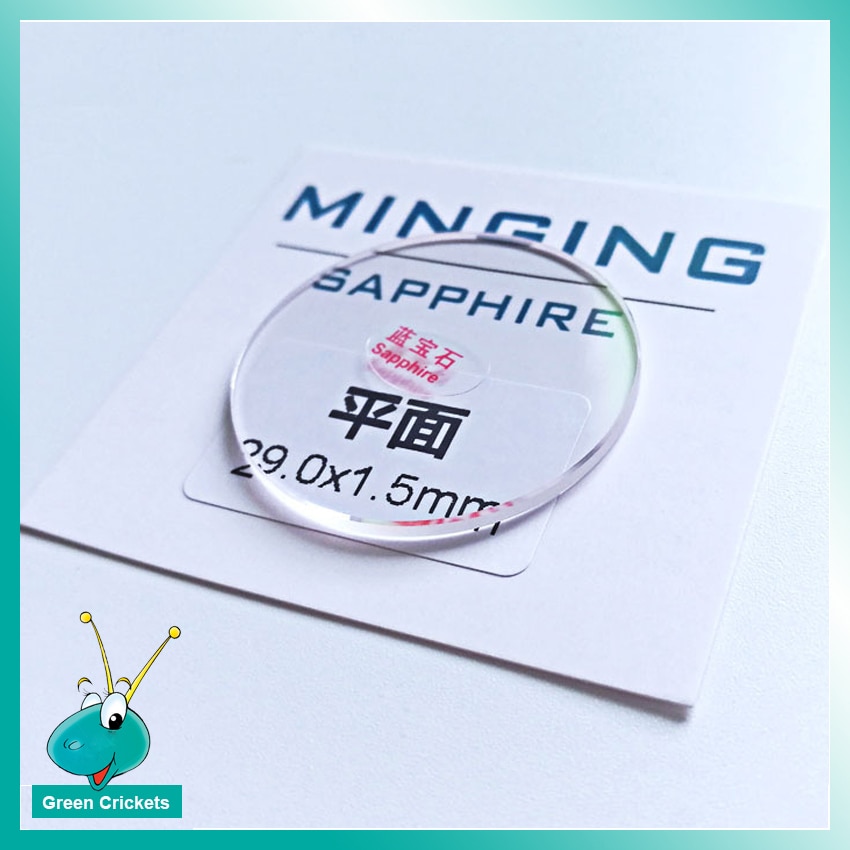 2pcs/lot Sapphire Watch Glass 33mm 33.5mm 34mm 34.5mm 1.5mm thick Watch Sapphire Crystal Glass