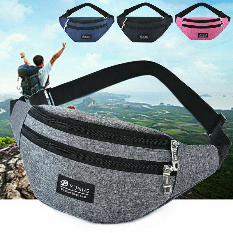 Unisex Vrouwen Mannen Jongens Meisjes Multifunctionele Toevallige Taille Verpakking Heuptas Reizen Hip Bum Bag Kleine Portemonnee Borst Pouch Borst tas