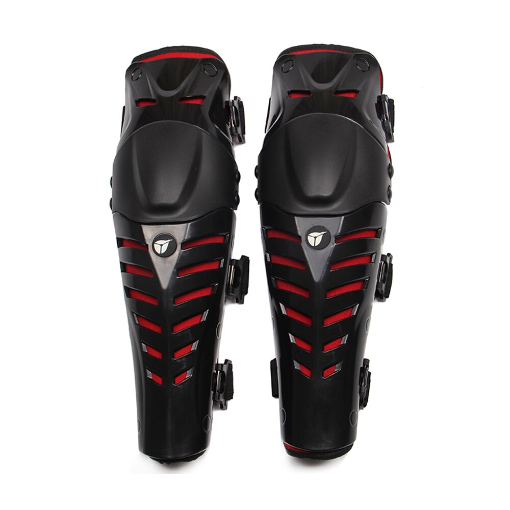 HEROBIKER-rodilleras de motocicleta todoterreno, protector de rodilla para patinaje y Motocross, equipo de protección: MK1001 Red