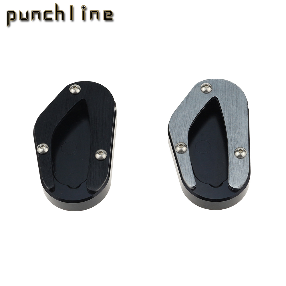 Fit Bonneville T120 T120 -2023 kickstand zijstandaard Voor TRIUMPH Bonneville T100 -2023 stand uitbreiding vergroter pad
