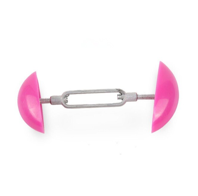 1 styks skobåre plastik justerbar flade pumps støvler ekspandertræer størrelse s/m/l mand kvinder: Lyserød